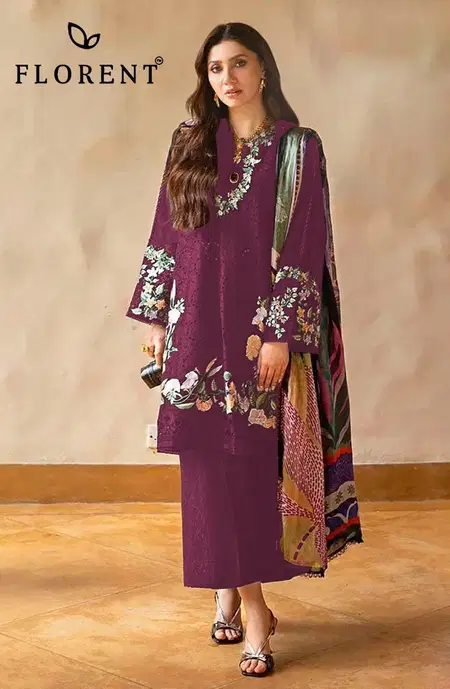 Florent 1048 G To I Cambric Cotton Bulk Pakistani Salwar Suits Orders In India

